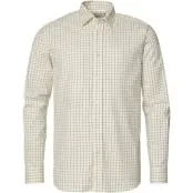 Chevalier Billet Shirt Shooting Fit Men Hazelnut Tattersall