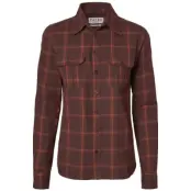 Chevalier Eagle Flannel Shirt Women Fox Red Checked