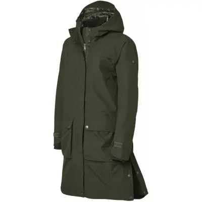 Chevalier Fractus Chevalite Rain Coat Women Tobacco Green