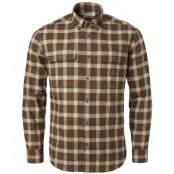 Chevalier Heron Flannel Shirt Men Holly Green Checked