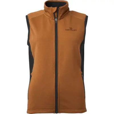 Chevalier Lenzie Fleece Vest Women Orange/Brown
