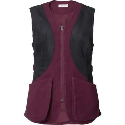 Chevalier Target Shooting Vest Women Wine Red