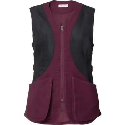 Chevalier Target Shooting Vest Women Wine Red