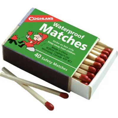 Coghlan's Waterproof Matches, 4-pack
