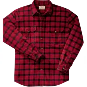 Filson M's Alaskan Guide Shirt Plaid Red Black