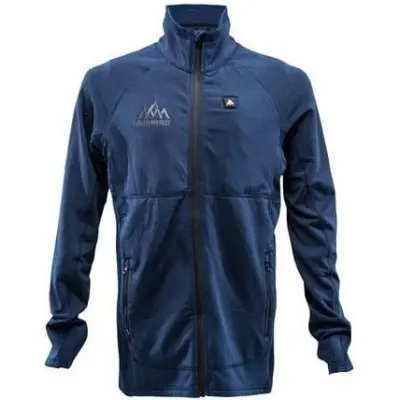 Heat Experience M's Heated Grid Fleece Blue