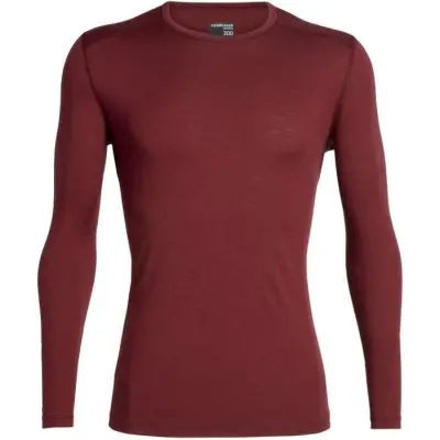 Icebreaker M's 200 Oasis LS Crewe Cabernet