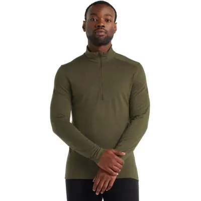 Icebreaker M's 200 Oasis LS Half Zip Loden