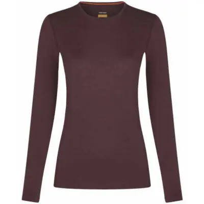 Icebreaker W's Merino 200 Oasis LS Crewe Java