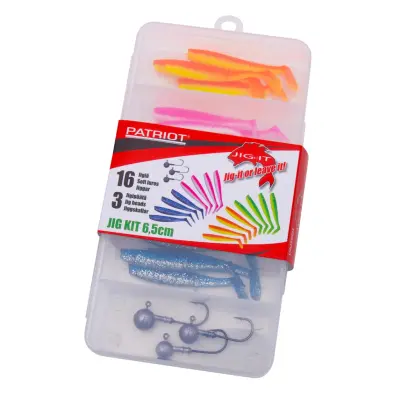 Patriot Jig-It 6,5 cm jiggsortiment 16+3 st/pkt