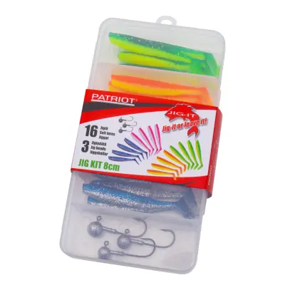 Patriot Jig-It 8 cm jiggsortiment 16+3 st/pkt