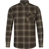 Seeland Men's Glen Flannel Shirt Pine Green Check