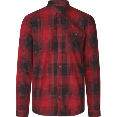 Seeland Men's Glen Flannel Shirt Red Check