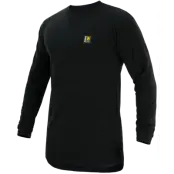 Swazi Long Sleeve Micro Top Black