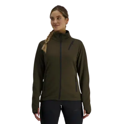 Alaska 1795 W's Juneau Powerfleece Jacket Moss Brown