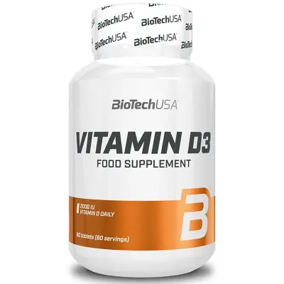 BioTechUSA Vitamin D3, Vitaminer 60