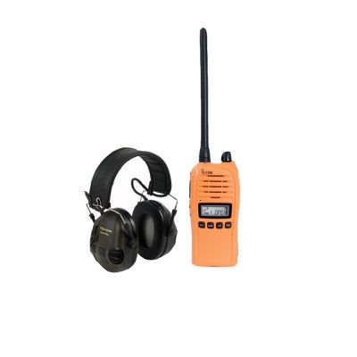 Icom ProHunt Advanced Orange 155Mhz + Peltor Sporttac