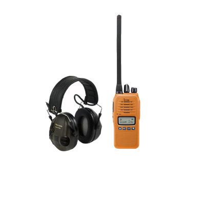 Jaktradio Icom Prohunt Basic 2 Orange + Peltor Sporttac