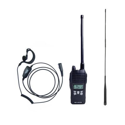 Jaktradiopaket V-COM V55 155 MHz Svart