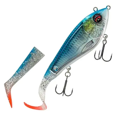 Savage Gear Deviator Tail 16,5 cm jerkbait Blue Chrome