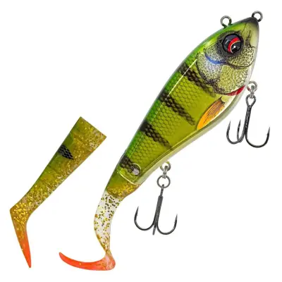 Savage Gear Deviator Tail 16,5 cm jerkbait Chrome Perch