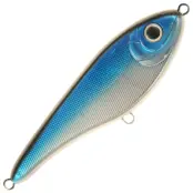 Strike Pro Buster Jerk Sinking 15 cm jerkbait Blue/Chrome