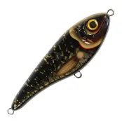 Strike Pro Buster Jerk sjunkande 15 cm jerkbait Black Shadow