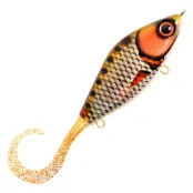 Strike Pro Guppie jerkbait Golden Ridgenback Gold Glitter