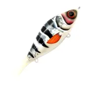 Strike Pro Guppie jerkbait Silver Koi Pearl White