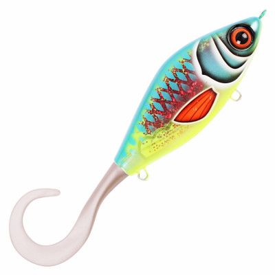 Strike Pro Guppie jerkki Red Perch Mossgreen Glitter