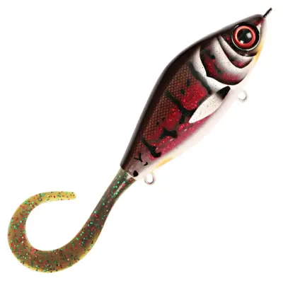 Strike Pro Guppie Jr 11 cm jerkbait Demon Bass - Mossgreen Glitter