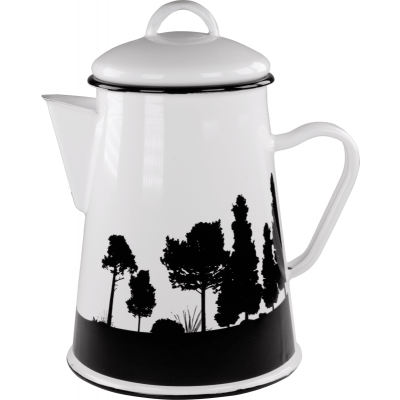 Hällmark Enamel Coffee Pot White