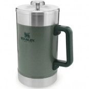 The Stay-Hot French Press 1.4 L Hammertone Green