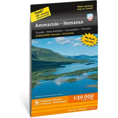Calazo förlag Ammarnäs - Hemavan 1:50.000 NoColour