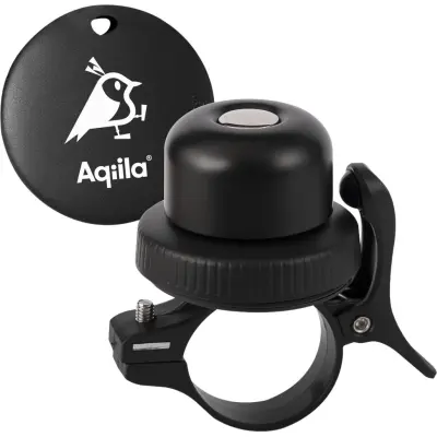 Aqiila Tagbird: Item finder + Bike bell Black
