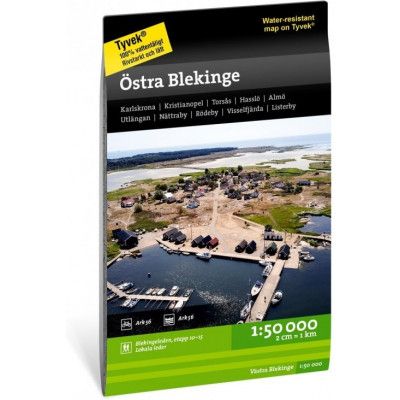 Calazo förlag Blekinge - Östra 1:50.000 NoColour