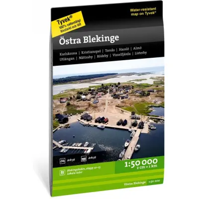 Calazo förlag Blekinge - Östra 1:50.000 NoColour