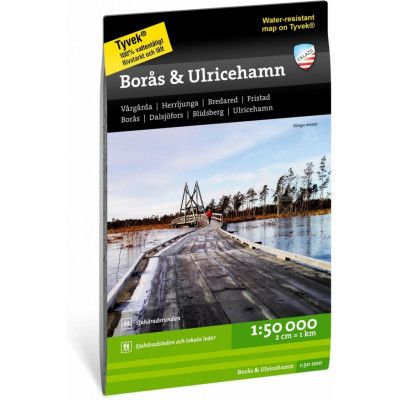 Calazo förlag Borås & Ulricehamn 1:50.000 NoColour