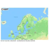 C-MAP Discover Scandinavia Inland Waters kartkort M-EN-Y210-MS