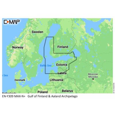 C-MAP MAX-N Y309 Finska viken sjökort