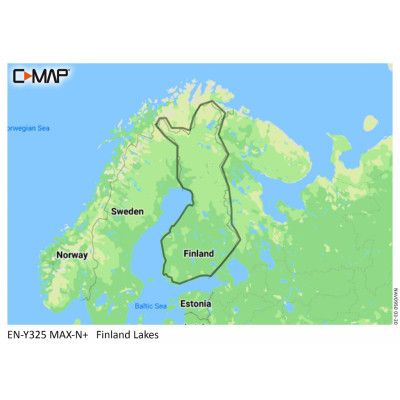 C-MAP MAX-N Y325 Finlands sjöar sjökort