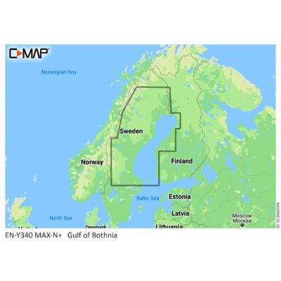 C-MAP MAX-N Y340 Bottenviken sjökort 32GB