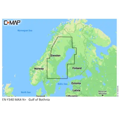 C-MAP MAX-N Y340 Bottenviken sjökort 32GB