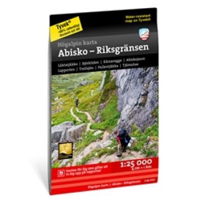 Calazo Abisko, Björkliden  Riksgränsen 1:25.000