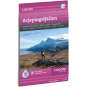 Calazo Arjeplogsfjällen 1:100000