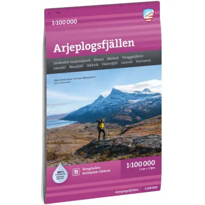 Calazo Arjeplogsfjällen 1:100000