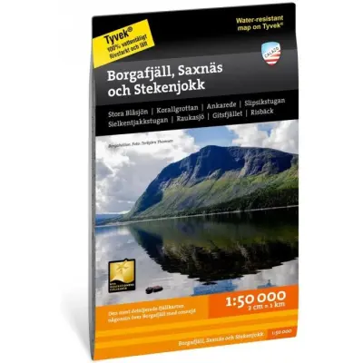 Calazo Borgafjäll, Saxnäs&Stekenjokk 1:50 000