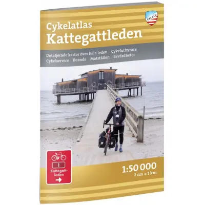 Calazo Cykelatlas Kattegattleden 1:50 000