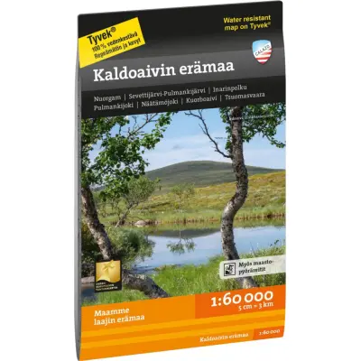 Calazo förlag Kaldoaivin erämaa 1:60 000 NoColour