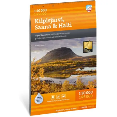 Calazo förlag Kilpisjärvi, Saana & Halti 1:50 000/1:25 000